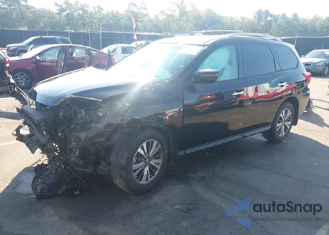 2017 Nissan Pathfinder S из США, поврежденный, VIN 5N1DR2MN5HC905168